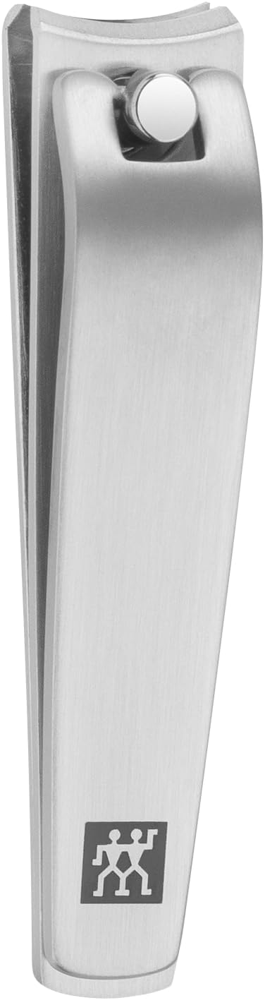 ZWILLING Nagelknipser (Für Fingernägel und Fußnägel, starke Hebelwirkung, leicht gebogene Schneide, hypoallergen), Premium, Silber, 60 mm