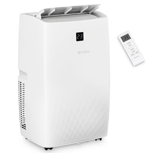 Klimaanlage Mobil 12000 BTU/h (3.500 Watt) - Mobiles Klimagerät 4in1 mit WiFi/App Monoblock Kältemittel - Fernbedienung, 24h-Timer, Luftentfeuchter, Nachtmodus (12000 BTU)