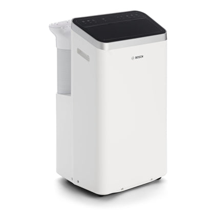Bosch Cool 4000 Mobiles Klimagerät - 3-in-1 Klimaanlage, Luftentfeuchter, Ventilator - 2,6 kW für Räume bis zu 35m² - Mit Auto-Modus, Silent-Modus Sleep-Modus